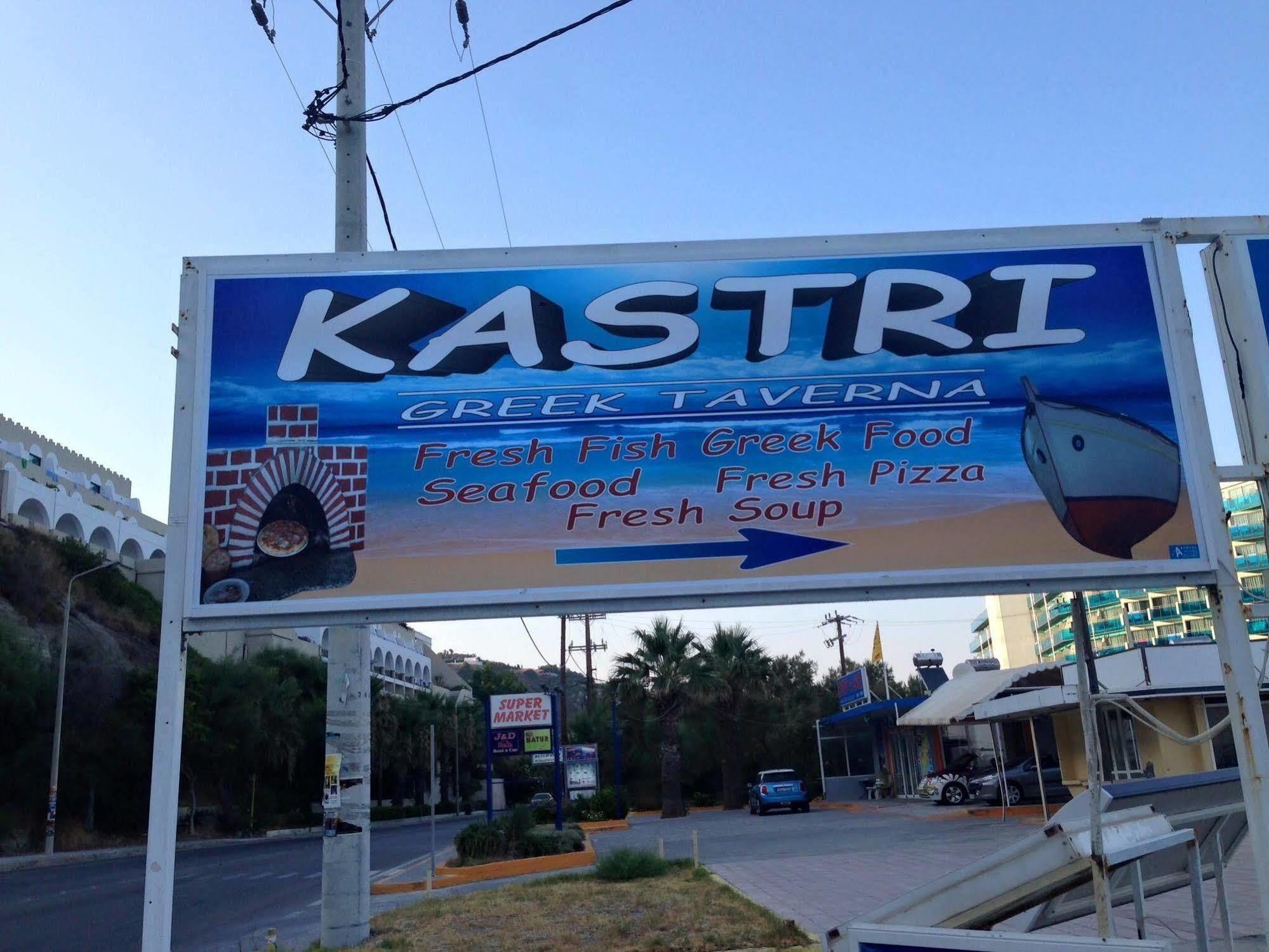 Kastri Beach Faliraki Exteriör bild